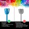 Pixiss Bidirectional Epoxy Paint Mixer 3 Reusable Silicone Paddles Multipurpose Drill Attachment Stirrer