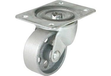 Shepherd Hardware 9780 3Inch Cast Iron Swivel Plate Caster 250lb Load Capacity