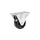 Shepherd Hardware 9396 2Inch Polypropylene Wheel Rigid Plate Caster 125lb Load Capacity