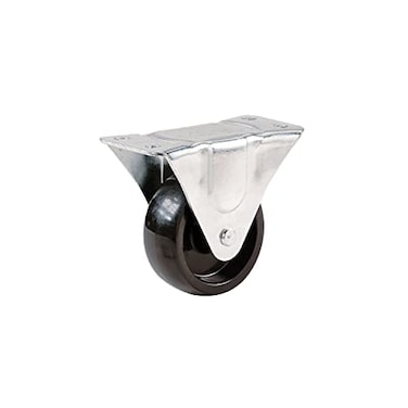 Shepherd Hardware 9396 2Inch Polypropylene Wheel Rigid Plate Caster 125lb Load Capacity