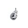 Shepherd Hardware 3264 2Inch Threaded Stem TPR Caster with Brake 80lb Load Capacity Gray