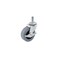Shepherd Hardware 3264 2Inch Threaded Stem TPR Caster with Brake 80lb Load Capacity Gray