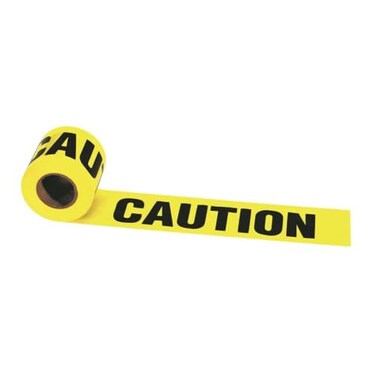 IRWIN Tools STRAITLINE 66200 Barrier Tape Roll CAUTION 3inch by 300foot 66200
