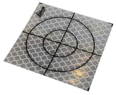 Reflective Target Reflective Tape Survey Targets 100pcs 30X30mm White