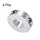 HARFINGTON 4pcs Double Split Shaft Collar for 18mm Shaft Set Screw ClampOn Collars 40mm OD 12mm Width for Stoppers Position Hold Timing Pulleys Machine Tools Industry Anodization