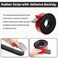 Heonay Self Adhesive Rubber Strips Solid Neoprene Rubber Sheets Rolls Strips with Adhesive Backing Self Stick Rubber Gasket Pads for DIY Seals 3 Wide x 116 Thick x 120 Long