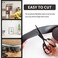 Heonay Self Adhesive Rubber Strips Solid Neoprene Rubber Sheets Rolls Strips with Adhesive Backing Self Stick Rubber Gasket Pads for DIY Seals 3 Wide x 116 Thick x 120 Long