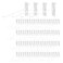 Polmart Heavy Duty 10 GridwallGrid Panel Hooks White 84Pack 10inch
