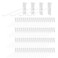 Polmart Heavy Duty 10 GridwallGrid Panel Hooks White 84Pack 10inch