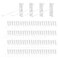 Polmart Heavy Duty 8 GridwallGrid Panel Hooks White 96Pack 8inch