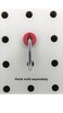 Pegitz Pegboard Peg Locks 50PCS 18 inch Red