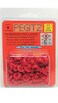 Pegitz Pegboard Peg Locks 50PCS 18 inch Red