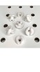 Pegitz Pegboard Peg Locks 50PCS 18 inch White