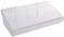 Azar Displays 556115 13 Width by 7 Diameter by 4 Height Divider Bin 4 Pack