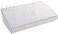 Azar Displays 556115 13 Width by 7 Diameter by 4 Height Divider Bin 4 Pack