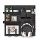 EVDBOBO Wall Organizer Peg Board Elevate And Declutter Your Gaming And Office Create A Perfectly Structured SpaceBlack
