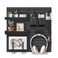 EVDBOBO Wall Organizer Peg Board Elevate And Declutter Your Gaming And Office Create A Perfectly Structured SpaceBlack