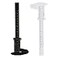 Teensery 4 Pcs Double Scale Plastic Vernier Caliper Ruler 6Inch 150mm Mini Measuring Tool White Black
