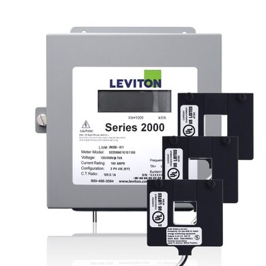 Leviton Series 2000 208V 3P4W 200A Demand Indoor Kit with 3 Split Core CTs 2K2082D