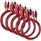 EBOOT 10 Pcs Alligator Clips Electrical 40 Inches Test Leads with Alligator Clips Doubleended Jumper Wires for Electrical Testing Circuit Connection Experiment
