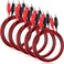 EBOOT 10 Pcs Alligator Clips Electrical 40 Inches Test Leads with Alligator Clips Doubleended Jumper Wires for Electrical Testing Circuit Connection Experiment