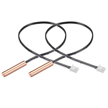 uxcell 2 Pcs 5K NTC Thermistor Probe 157 Inch Copper Sensitive Temperature Temp Sensor for Air Conditioner