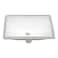 Ruvati 16 x 1134 inch Undermount Bathroom Sink White Rectangular Porcelain Ceramic with Overflow Small Bathroom Sink for Vanity Durable Bath Sinks Ideal Bathroom Sinks RVB0718