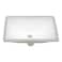 Ruvati 16 x 1134 inch Undermount Bathroom Sink White Rectangular Porcelain Ceramic with Overflow Small Bathroom Sink for Vanity Durable Bath Sinks Ideal Bathroom Sinks RVB0718