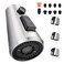 ALEASHA Pull Down Spray Head for Kitchen Faucet3Function Sink Spray Nozzle with 9 AdaptersKitchen Faucet Head Replacement Compatible with MoenAmerican Standard FaucetsBrushed Nickel