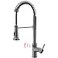 GIMILI Black Stainless Touchless Kitchen Faucet Motion Sensor Kitchen Faucets with Pull Down Sprayer Single Handle Kitchen Sink Faucet