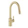 Kraus Oletto Kitchen Faucets Touchless Sensor Single Handle PullDown Sprayer in Brushed Brass KSF2830BB