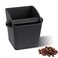 HOMEE Espresso Knock BoxRectangular Coffee Knock Box with Large Capacity and NonSlip Base Grounds Container with Removable BarEspresso Accessories for Coffee Bar Kitchen CounterBlack