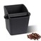 HOMEE Espresso Knock BoxRectangular Coffee Knock Box with Large Capacity and NonSlip Base Grounds Container with Removable BarEspresso Accessories for Coffee Bar Kitchen CounterBlack