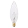 Satco 25 Pack S3282 Torpedo Incandescent Light Bulb 25 Watt Clear