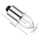 Mudder 8 Pieces 2D24Volt 07A Krypton Flashlight Bulb Replacement Bayonet Base Bulb