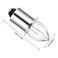 Mudder 8 Pieces 2D24Volt 07A Krypton Flashlight Bulb Replacement Bayonet Base Bulb