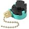 Akahttbn Ceiling Fan Replacement Parts Zing Ear ZE268S6 Ceiling Fan Switch 3 Speed 4 Wire Pull Chain Cord Switch Speed Control Compatible with Hunter Ceiling Fans Wall Lamps Brass Pull Chain
