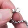 Shappy 2 Pack Steel Beaded Ball Pull String Extension Chain with Connector for Ceiling Fan Light Fixture Light Bulb Switch Chain Extender 1 Meter Length