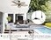Aoprofree Ceiling Fan Pull Chain Fan Pulls Set with Connector 2 PCS 12 Inches Beaded Ball Fan Pull Chain Bronze