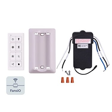Prominence Home 5165801 Universal SMART Ceiling Fan Remote WiFi Enabled with Wall Mount White