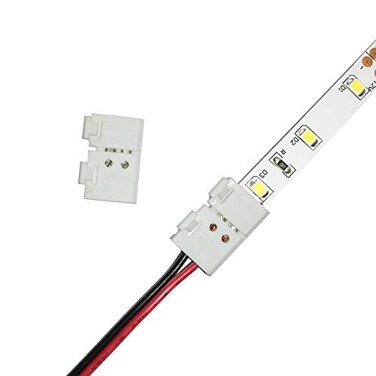 Biantie La 2Pin 8mm LED Strip Connector 20Pack
