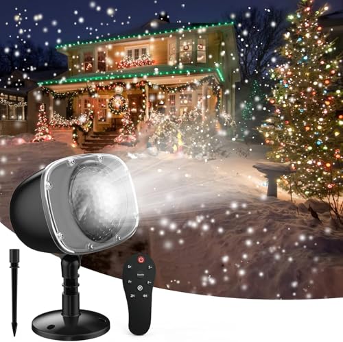 إليك 3 Elec3 Christmas Snowfall Led Projector Outdoor