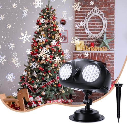 ميلبروكس Milprox Christmas Snowfall Projector Lights
