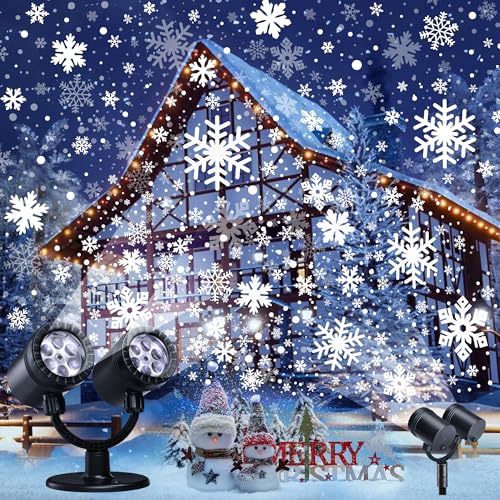 Lyhope Lyhope Snowflake Projector Lights Christmas Decorations