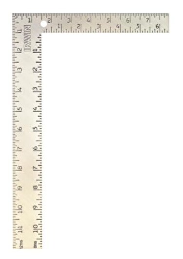 IRWIN Tools Carpenter Square Steel 8Inch by 12Inch 1794462 Silver