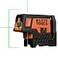 KLEIN TOOLS Klein Tools 93MCLPG Compact SelfLeveling Laser Level with Plumb Spot Bright Green Cross Line 75Foot Range Laser Class 2 Power Output 1mW Magnetic Mount