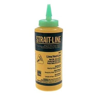 IRWIN Tools STRAITLINE 64907 HighVisibility Marking Chalk 8ounce Green 64907