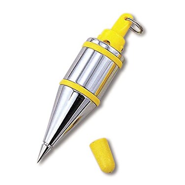 Tajima TAJIMA Plumb Bob 7 oz 200g PlumbRite with QuickStabilizing Cap Embedded Bumpers PQB200
