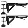 Angoily Foldable Keyboard Hand Support Bracket with Clamp Adjustable Desktop Extension Board 984X413X177In for Home Office Desk Keyboard Tray