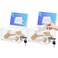 KYODOLED Acrylic Donation Box with Lock for Church Offering Raffle